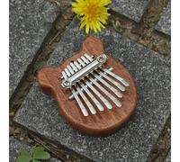 Boîte à musique en bois Totoro prédire,mini Sailor Moon Kalimba Howls Moving Castle Finger Spirited Away Thumb Piano Ornament Gift -Bear