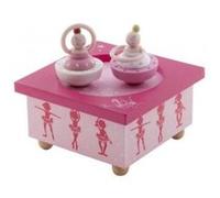 Boîte à Musique en Bois Trousselier Ballerine Rose Rose G