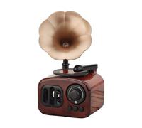 Boîte à musique en forme de phonographe rétro, décoration artistique classique, cadeau artisanal, décoration de maison, décor Antique Vintage