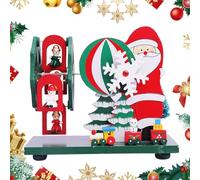 Boîte à musique en forme de roue - Boîtes à musique de Noël, ornement en bois | Fantastique option qui met en valeur la décoration de bureau et crée une atmosphère festive parfaite pendant les