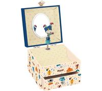 Boite a Musique Enfant - Boite a Bijoux et Tresors Musicale Chat Lutin Petit Pois - Cadeau de naissance - Le Printemps de Vivaldi