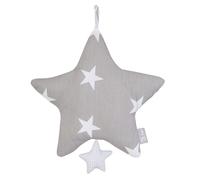 Boîte À Musique Étoile Musicale À Suspendre Little Stars Roba - Gris/Blanc