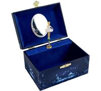 Boite a Musique Fille Ballerine - Boîte à Bijoux Musicale - Idéal Cadeau Jeune Fille - Coffret Bijoux Fille - Brille dans la nuit - Musique Nocturne de Chopin