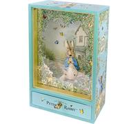 Boite a Musique Fille Peter Rabbit. Pierre Lapin - Boîte à Bijoux Musicale - Idéal Cadeau Fille - Musique La Vie En Rose - Cadeau Anniversaire Naissance Bapteme