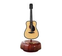 Boîte à musique guitare électrique Wind Up réplique miniature rotative d instrument cordes objet art pour l anniversaire la Saint-Valentin et Fête des Mères