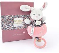 Boîte À Musique Lapin Rose 20 Cm-Collection Boh¿Aime-Peluche Musicale Bébé Dès La Naissance-Mélodie Twinkle Twinkle-Boîte Cadeau-Garantie Doudou Perdu-Dc4028