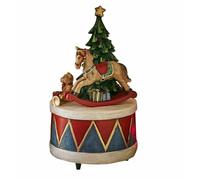 Boîte à musique - LOBERON - Harmony - Polyrésine - Diamètre 9 cm - Mélodie: C'est un petit monde