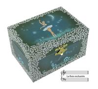 Boîte À Musique - Lutece Creations - La Flûte Enchantée - Ballerine Dansante - Coffret Musical En Bois