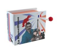 Boîte À Musique - Lutece Creations - La Marseillaise - 18 Notes - Carton En Forme De Livre