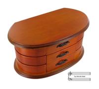 Boîte À Musique - Lutece Creations - La Vie En Rose - Marron - 26 X 13,7 X 13,4 Cm