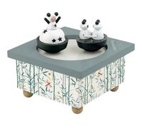 Boîte à musique magnétique Fille et panda