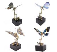 Boîte à Musique Métal 3D Kit 300PCS Créature Volante Mécanique Assemblage DIY Base Acrylique Décoration Cadeau(Tout)