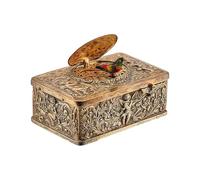 BoîTe à Musique Oiseau en Relief 3D, Style Vintage, Chant MéLodieux, IdéAle pour Le Salon, La Table De Chevet Ou Le Bureau, pour Collectionneurs Et DéCoration IntéRieure (A)