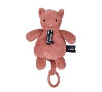 Boite a musique peluche-chat dorlotin-bois de rose - mailou