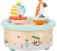 Boîte à musique - SMALL FOOT - Perroquéléphant - Bleu - H6 x Ø12 cm - H5,5 x Ø4 cm bleu TU