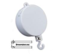 Boîte À Musique Pour Mobile - Lutece Creations - Greensleeves - 18 Notes - Blanc