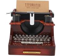 Boîte à musique rétro steampunk avec tiroir - Coffret à bijoux mécanique antique, objet de décoration vintage pour bureau et intérieur, boîte à musique à manivelle