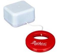 Sigikid Boîte à musique pour peluche musicale Mélodie Schlaf Kindlein Schlaf Blanc/Rouge 48623