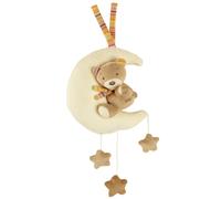 Boîte à musique Teddy dans la lune - Doudou avec mélodie d'aide à l'endormiss...