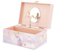 Boite à musique - Ulysse - Licorne Arc-en-ciel - Rose - 15x10x8 cm - Pour enfants à partir de 3 ans
