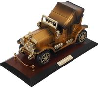 Boîte à musique Voiture Vintage - Modèle réduit de voiture ancienne avec mécanisme musical, sculpture décorative à la mélodie classique pour la maison, le bureau et les collectionneurs