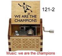 Boîte à musique We Are the Champions Hand,cadeau pour les fans de football et de sport,compagnon d'équipe,cadeaux d'amis -121-2