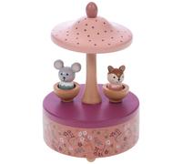 Boîte à musique zoé rose, violet, gris TU