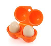 Boîte à Oeufs, 2 Grille Boite Oeuf en Plastique, Portable Boite a Oeuf avec Couvercle, Boîte de Voyage aux Oeufs, Boîte de Rangement d'Oeufs pour Frigo Réfrigérateur Camping