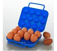 Generique Boîte à œufs Rivaton – Aluminium et plastique – 12 cases – Bleu