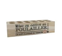 Boite à Oeufs - Cook Concept - 12 Cavités - Marron Et Noir
