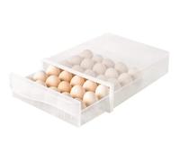 Boite a Oeufs en Plastique,Boîte à Oeufs,Transparent Grille 30 œufs Boîte Alimentaire Grande Capacité Support Oeuf boîte de