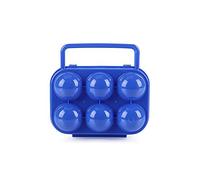 Boite à Oeufs Plastique 6 Grilles, FantasyDay Portabilité Solide Porte-Oeufs Paniers à Oeufs Support à œufs pour Réfrigérateur - Rangement Oeufs pour Barbecue Extérieur Pique-nique Randonnée Cuisine