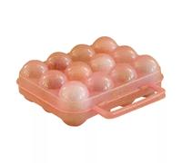 Boite à oeufs x12 rose à paillette RICE