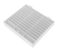 Boîte à Ongles en Acrylique, Présentoir Blanc à Cases pour Manucure | Rangement Compartimenté, Vue Facile des Pointes, Garde le Bureau Net, pour Petites Pièces et Décorations