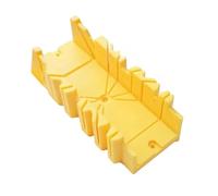 Boîte à onglet Coffret de scie multifonction 45/90 degrés, armoire sciage oblique, boîtes à onglet, dispositif trou vis fixe for carrelage en bois pour coupes d'angle dans les lattes en bois(Yellow)