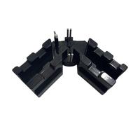 Boîte à onglet Outil de mesure d'onglet 2 en 1, scie à onglet précise, rapporteur, biseau, outil coupe, jauge, gadget menuiserie DIY pour coupes d'angle dans les lattes en bois
