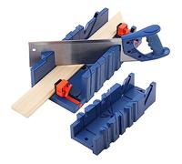 Boîte à onglets à 45° avec coupe d'angle robuste armoire de scie à onglet à main boîte pour scie à onglet pour couper plusieurs angles