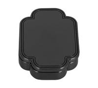 Boîte à Onguent Parfumée Mini en Métal Noir à Couvercle Coulissant | Format Poche, Design Push-pull Rechargeable, Anti-fuite pour Paquet, Usage Voyage, Bureau, Déplacements Quotidiens