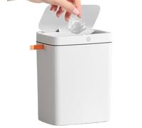 Boîte à ordures automatique - Boîte à ordures sans , canette à déchets sans avec détecteur de mouvement | Seau à déchets de salle de bain étanche 15 l, boîte à déchets intelligente pour