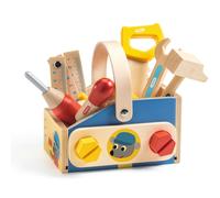 Djeco Boîte à outils Minibrico – jour après jour en bois