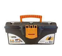 Boite à outils 13"" Mallette de bricolage 320 x 165 x 136 mm 3 organiseurs et porte outils Amovible VITO