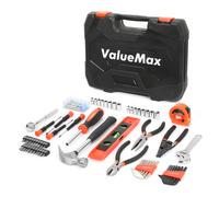 Boite a Outils 150 Pieces ValueMax, Mallette Outils de Reparation a Domicile, Trousse a Outils de Menage General avec Boite de Rangement en Plastique, Ideal pour Usage Domestique ou du Travail
