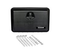 Boîte à Outils 27L - 500x350x300 mm - Coffre étanche avec Serrure et 2 clés - avec Supports de Fixation - pour remorque, Camion, Utilitaire - Homologuée VCA