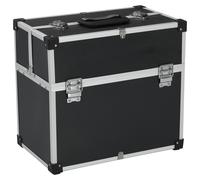 Boîte à Outils 38x22,5x34 cm Noir Valise Mallette Trolley Stockage vidaXL