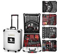 Boite à Outils 399 pièces BM TOOLS BMT-399-PCS en Chrome Vanadium | Mallette en aluminium trolley