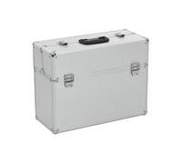 Boîte à outils 47 x 36 x 20 cm Argenté Aluminium