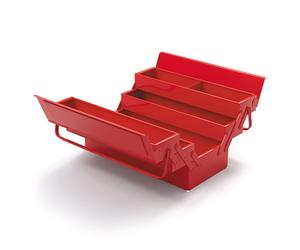 BOITE À OUTILS 5 COMPARTIMENTS 16L ROUGE - SORI - DIM 430 x 200 x 200MM - 782200