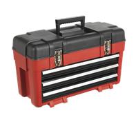 Boîte À Outils 585Mm 3 Tiroirs Portable - SEALEY AP1003 Neuf