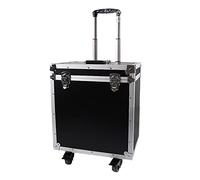 Boîte à Outils à roulettes, boîte de Rangement Profonde, avec poignée télescopique et Serrure, gestionnaire de Stockage pour Le Camping, Organisateur de Chantiers de Construction pour Outils