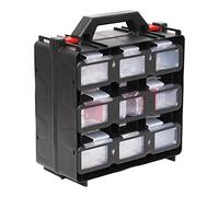 Boîte à outils avec 12 récipients extractibles STIER, vide